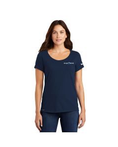 Nike - Ladies Dri-FIT Cotton/Poly Scoop Neck Tee