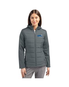 Cutter & Buck Women's Evoke Hybrid Eco Softshell Recycled Jacket