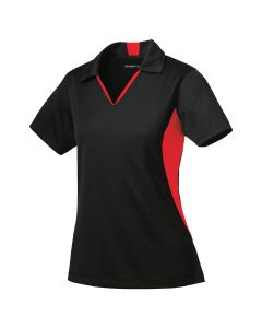 Sport-Tek Women's Side Blocked Micro-Pique Polo
